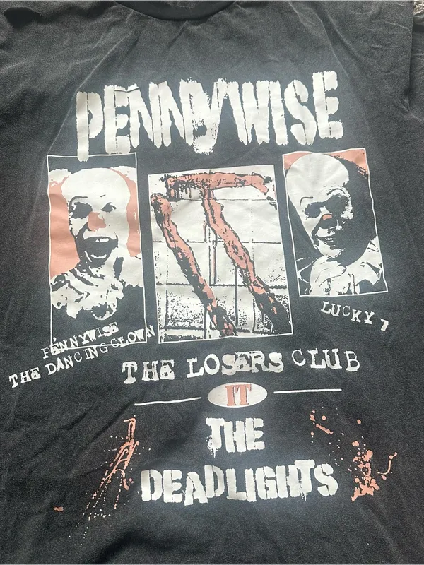 Dolls Kill Black Pennywise The Deadlights Graphic Tee - Image 3