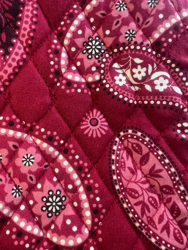 Vera Bradley| mesa red quilted lunch bag  - Image 8