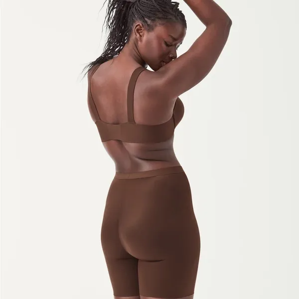 Spanx Shape Invisible Girlshort, Shapewear Shorts. Size XL, Brown, NWT‎ - Image 7