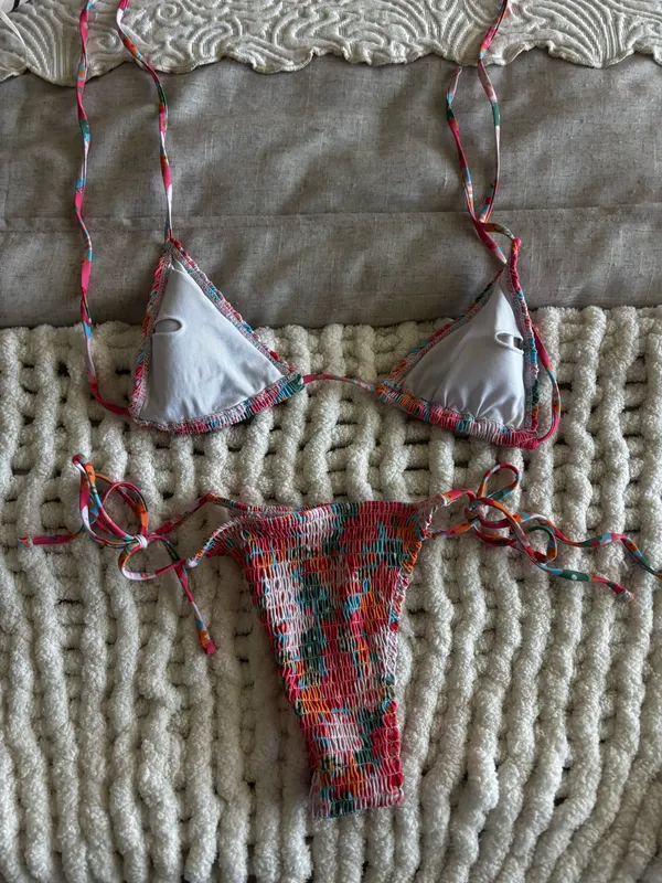 colorful womens bikini set Multiple - Image 2