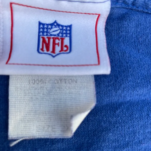 NFL Vintage Indianapolis Colts Blue Graphic T-shirt Size 2XL - Image 3