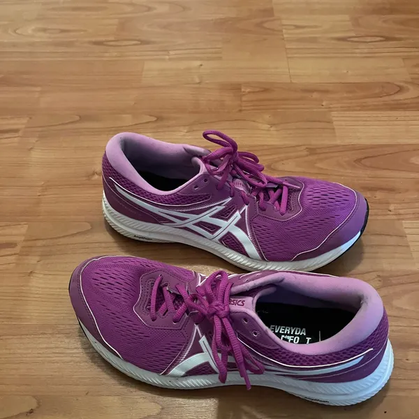 Asics Amplifoam Everyday Comfort Women's Shoes Size 9 Athletic Sneakers Fuschia - Image 4