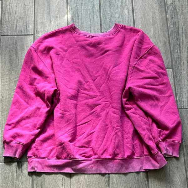 Wild Fable Pink Textured Sweatshirt - Image 3