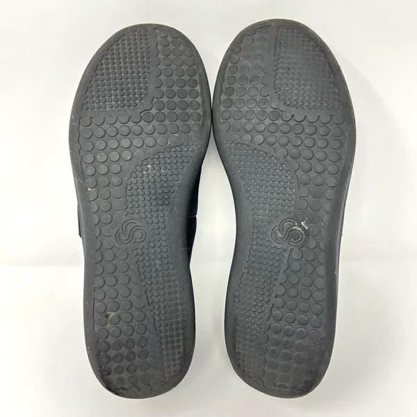 Clarks Cloudsteppers Black Sillian 2.0 Ease Adjustable Strap Slip On Shoes 7.5 - Image 9