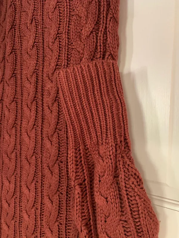 Altard State Cable Knit Sweater Dress - Image 3
