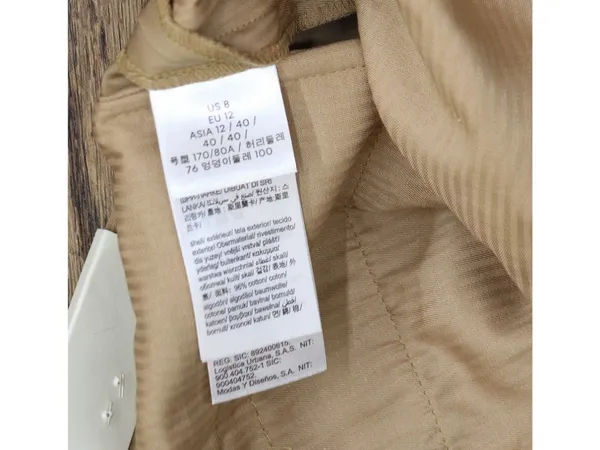 NWT Calvin Klein Cotton Stretch Straight Leg Fit Chino Pants Tigers Eye Brown 8 - Image 8