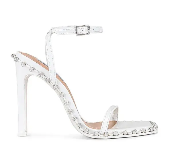Steve Madden White Zelle Heel - Image 2