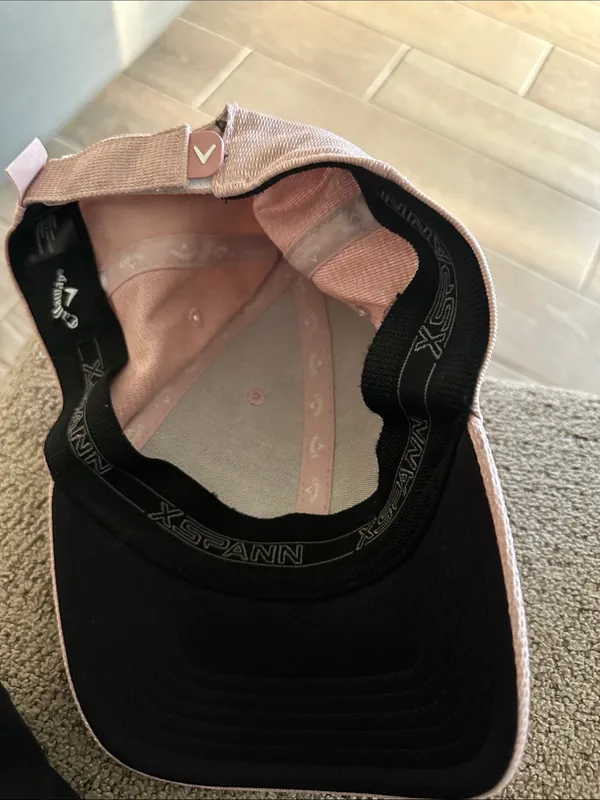 Callaway Dusty Pink Curved-Brim Golf Cap - Image 7