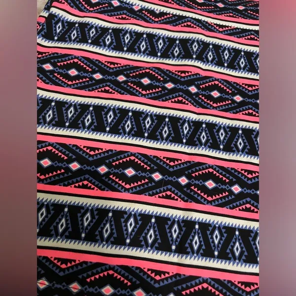 NWT Charlotte Russe Aztec Print Bodycon Mini Pencil Skirt - Image 2