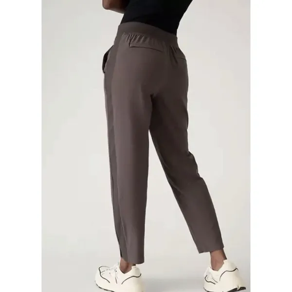 ATHLETA‎ Brooklyn Ankle Athletic Packable Pants Gray Size 4 - Image 4