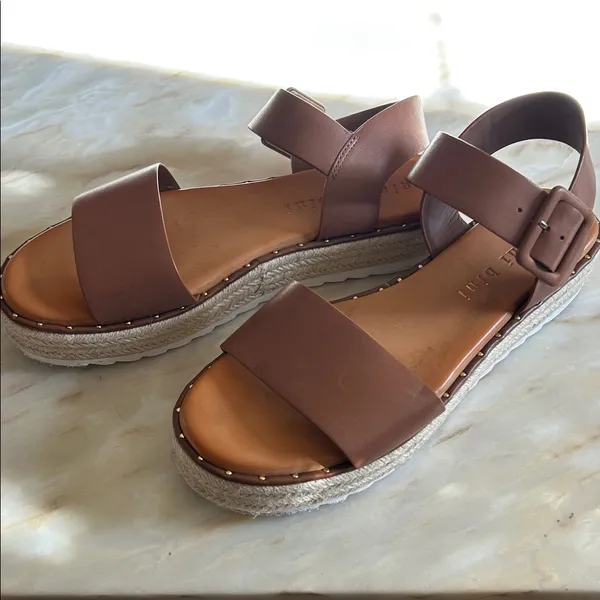 Gianni Bini Womens Keegan Espadrille Platform Sandals‎ in Vacay Tan Size 10 - Image 6