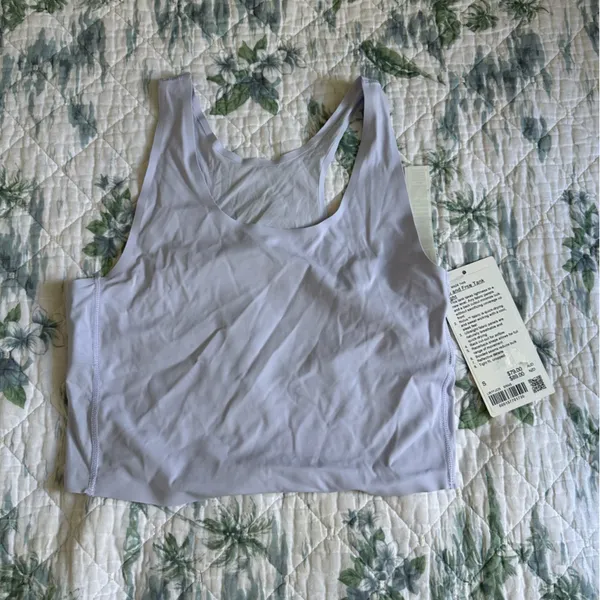 Lululemon Fast and Free Tank Top Light Serene Blue S NWT - Image 3