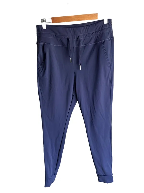 Halara - SoftlyZero Plush High Waisted Drawstring Pocket Leggings Joggers Sz L - Image 3
