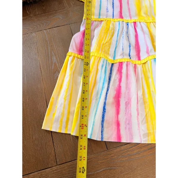 Alden Adair Amora Dress Womens Yellow Multi S - Image 5