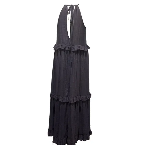 Listicle Women's Small Blue Maxi Racerback Dress - Image 4