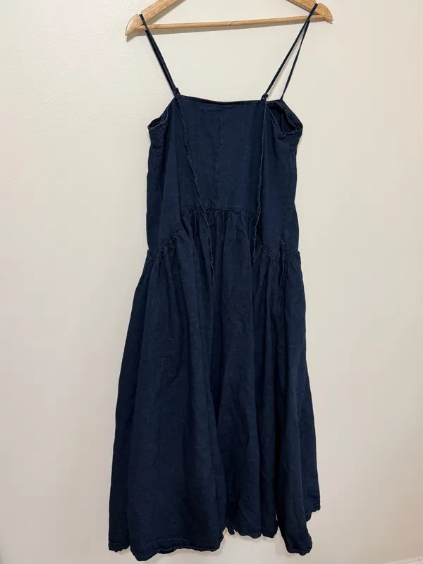 ASOS Denim Midi Dress Size 6 Fall winter - Image 7