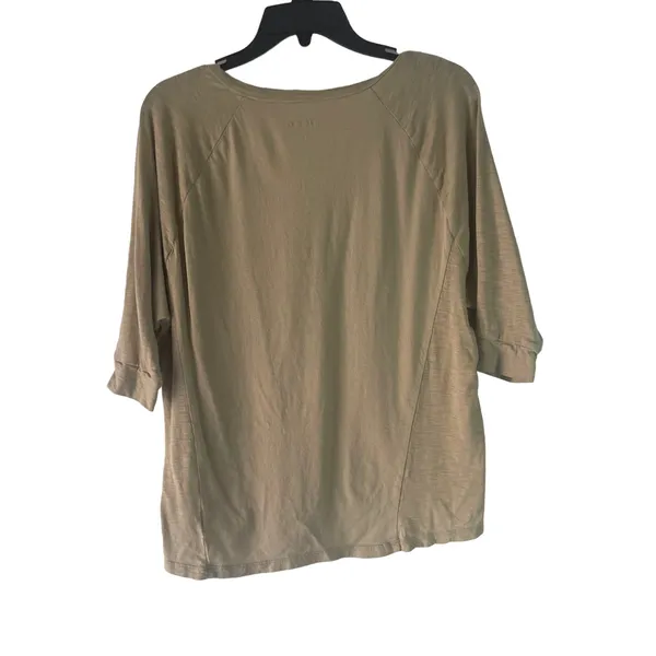 Chip + Pepper Women's Size XS Tan 3/4 Sleeve Round Neck Soft Modal Top‎ - Image 6