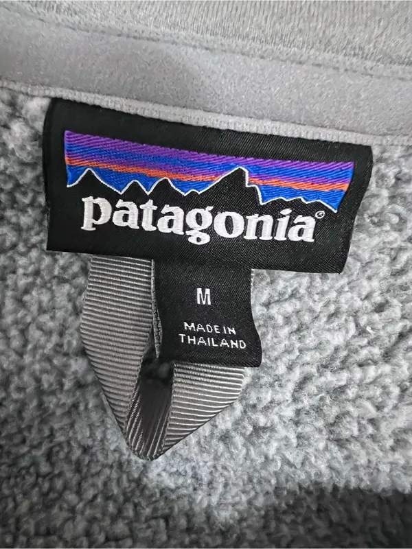 Patagonia Better Sweater Womens Medium‎ Gray Hiking Outdoors 1/4 Zip Gorpcore - Image 2