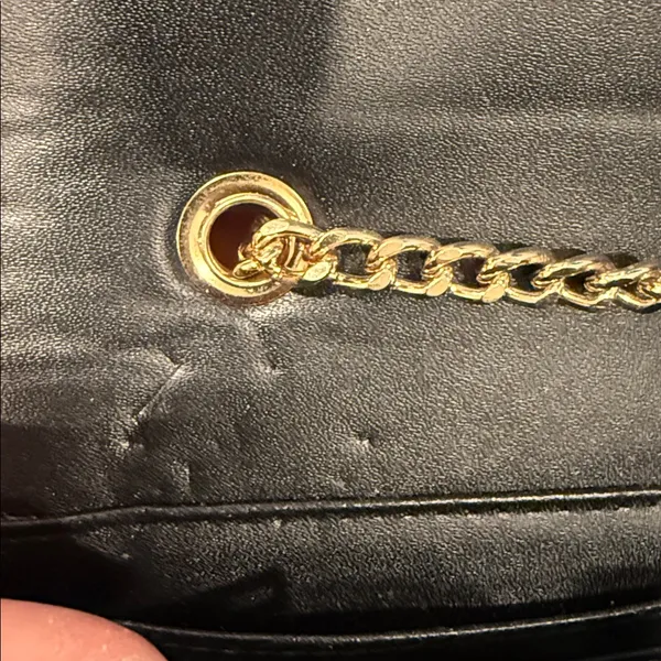 ‼️SALE‼️ *EUC* ALDO, Embellished Black and Multicolor Clutch/Wallet On Chain - Image 7