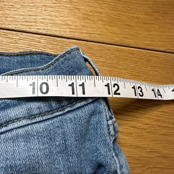 Levi’s wedgie skinny button fly raw hem jeans 24 - Image 8