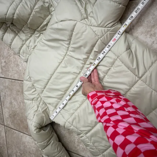 Patagonia Nano Puff Parka Womens XS Cream‎ Beige Hooded Quilted Insulated Jacket - Image 9