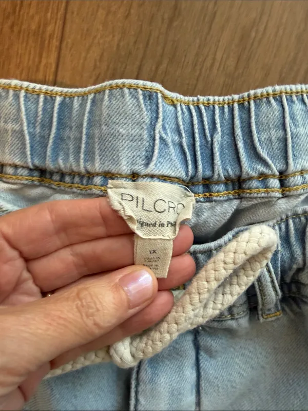 Pilcro Anthropologie Drawstring Jeans - Image 3