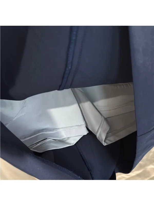 Women’s Navy Performance Skort with Zip Pockets Blue Size 6 - Image 3