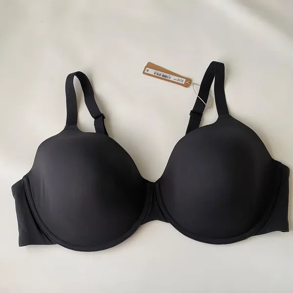 NWT SKIMS Fits Everybody Demi T-Shirt Bra BR-UWR-‎ 2294 ONYX size 38DD - Image 3