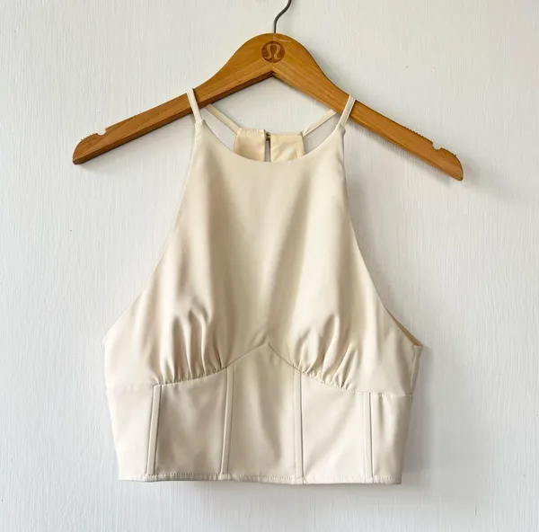 NWT Showpo Mishka Cream Halter Neck Top - Image 2