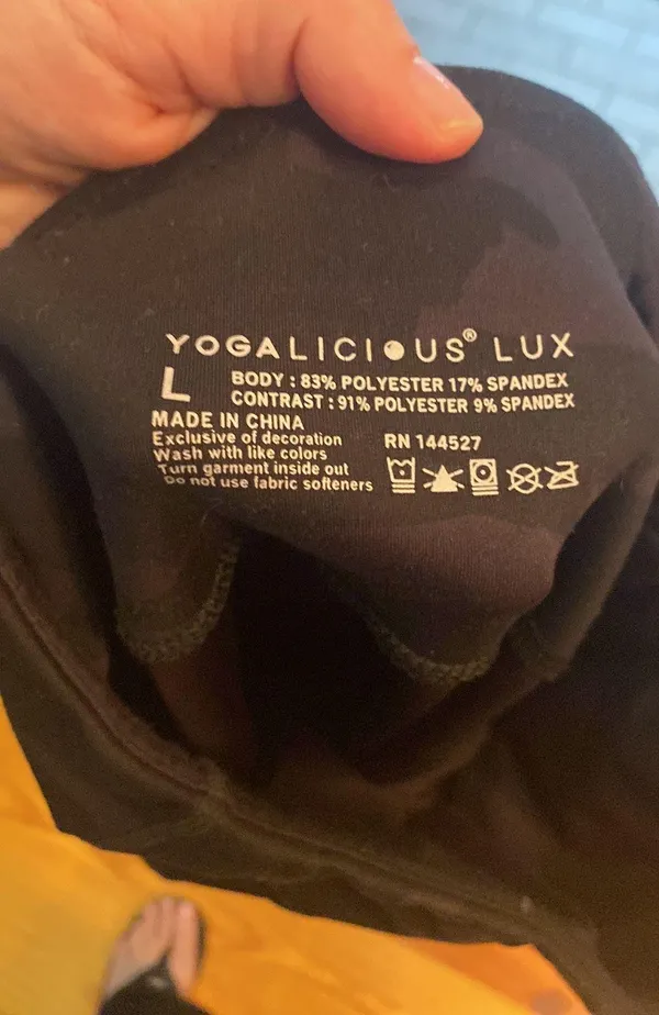 Yogalicious Lux Leggings Size Large Like New - Image 7