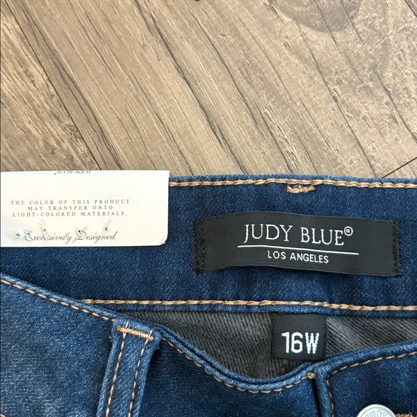 Judy Blue Haven Mid-Rise Thermal Skinny Dark Wash Jeans - Image 6
