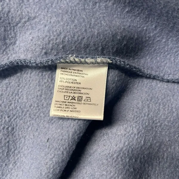 Pacific & Co L Gatlinberg Tennessee Crewneck Sweatshirt Blue Patchwork Logo‎ - Image 6