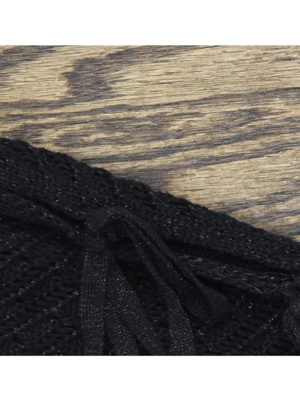 NWT Dotti Womens Crochet Side-Tie Cover-up Maxi Skirt 85273 Black S - Image 10