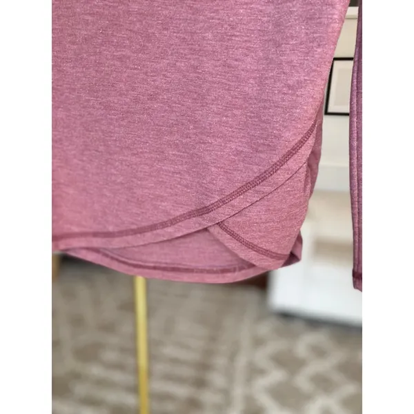 Danskin Mauve Long Sleeve Pullover Lounge Activewear S Cozy Buttery Soft‎ Autumn - Image 4