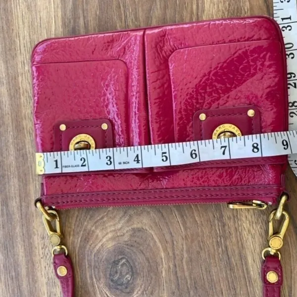 Vintage MARC JACOBS Small Pink Gold Crossbody small shoulder Bag Rare - Image 5