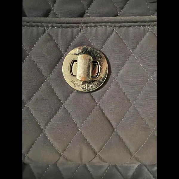 Vera Bradley Stylish Quilted Tote Bag - Gray - Image 2