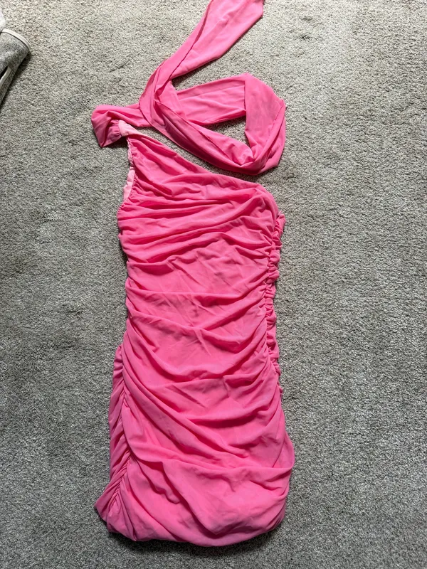 Pink Hello Molly Mini Dress - Image 2
