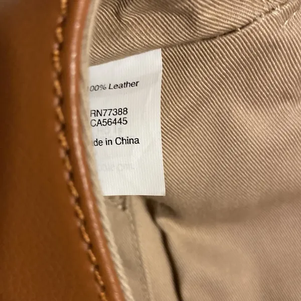 J.Crew 100% Leather Purse /Clutch tan/ brown color excellent condition - Image 14