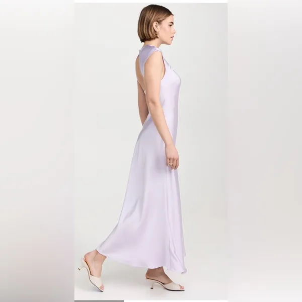 Nwot Bardot open back satin dress - Image 4
