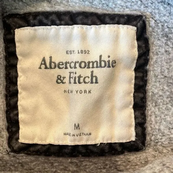 Abercrombie & Fitch New York grey embroidered floral sweatshirt m - Image 6