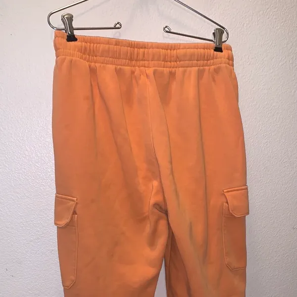 Under Armour Playback Orange Cargo Jogger SweatPants Loose Fit - Image 6