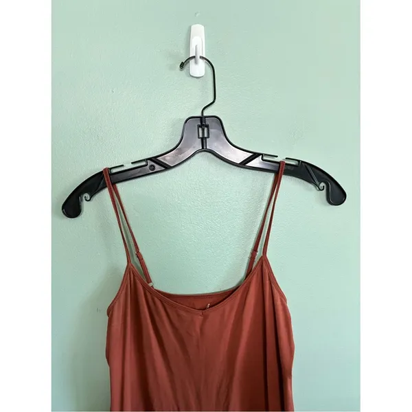 Intimately Free People Seamless bodycon Burnt Orange Stretch Dress M/L - Image 2