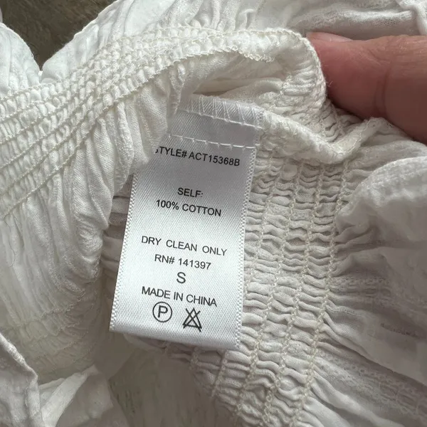 ASTR‎ The Label Textured White Ensemble Top size small - Image 8