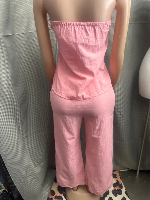 New size medium teo piece set Pink - Image 5