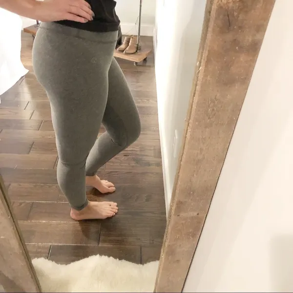 VOGO xsmall grey full length yoga gym leggings - Image 2