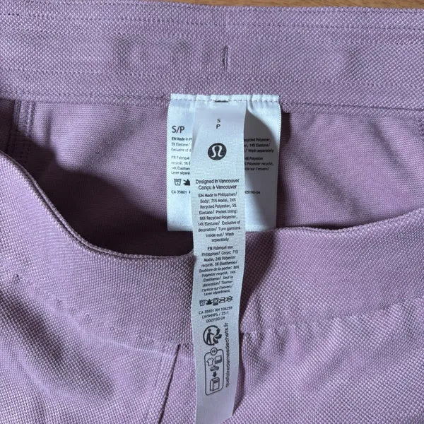 Lululemon Softstreme High-Rise Wide-Leg Pique Pant Regular Size Small, Color: LVLX - Image 8