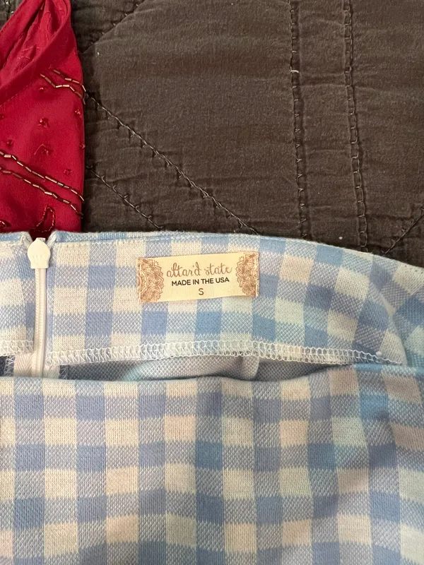 Altar'd State Gingham Tank And Skort Set - Image 6