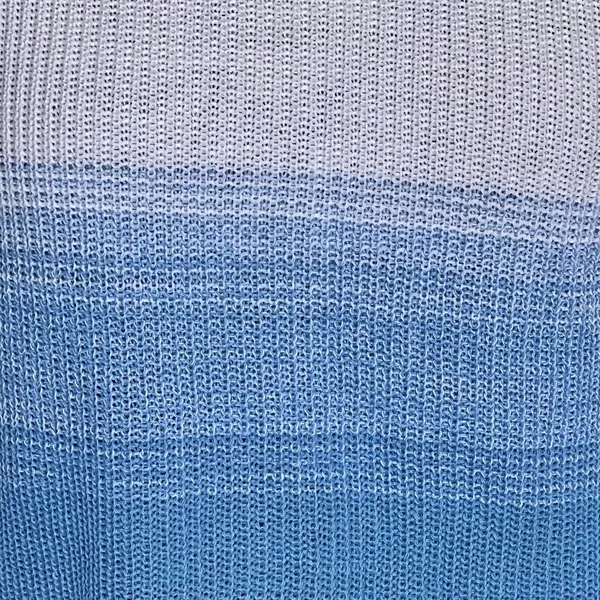 Abound Womens Sweater Ombre Sz XS Long Sleeve Knit Blue White Soft Girl Ribbed - Image 6
