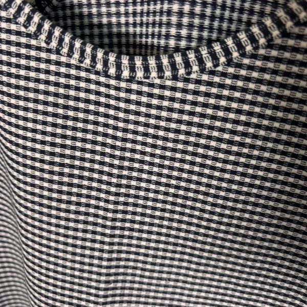 Lululemon Navy Blue Gingham Racerback Tank Top Slim Fit Athletic Scoop Neck - Image 2