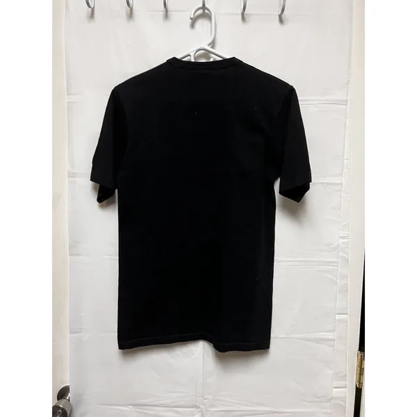 Champion Womens Small Black Graphic T-Shirt Rose Floral Logo Crew Neck‎ Tee - Image 8